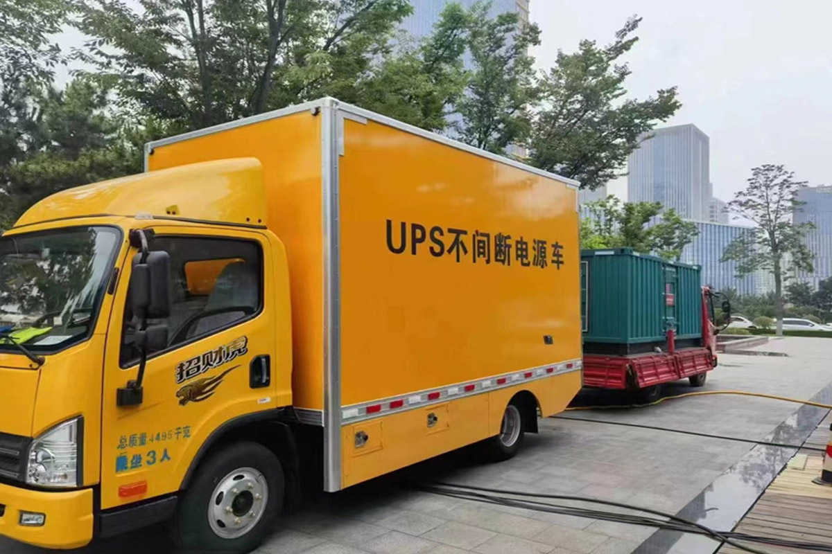 管城回族发电机租赁施工现场