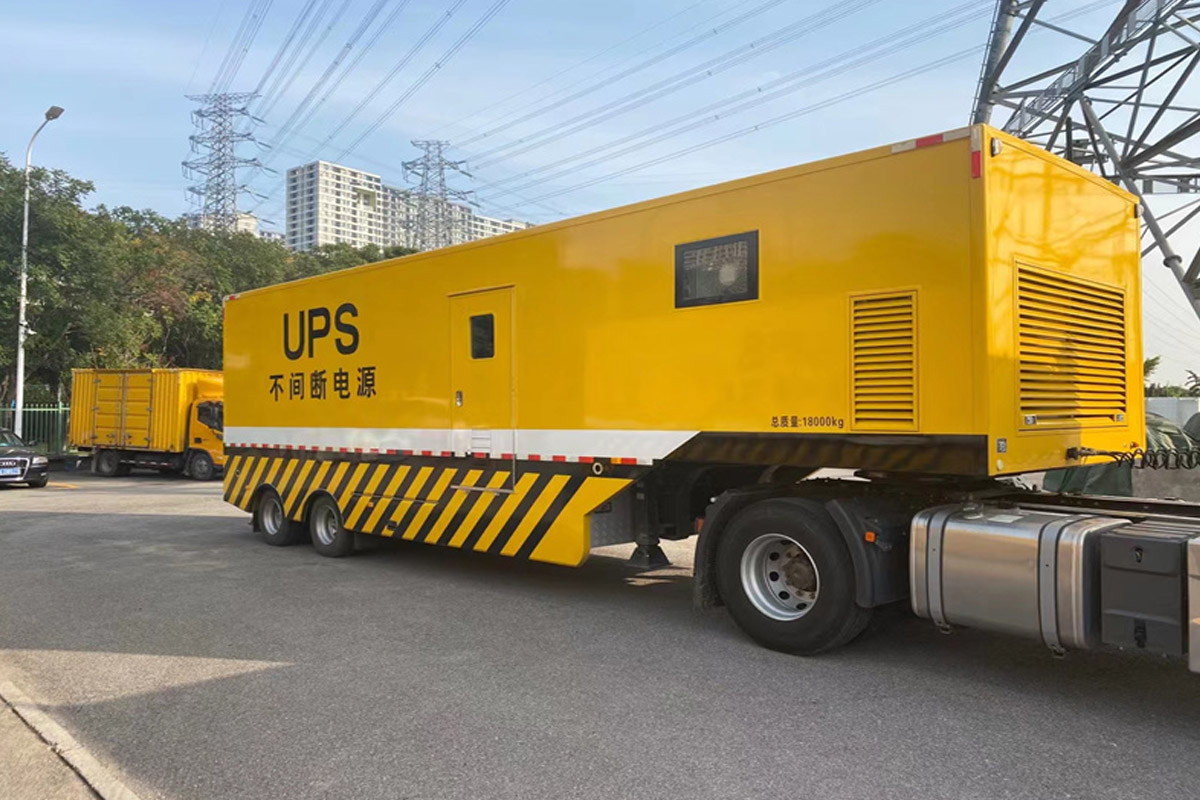 管城回族发电机租赁施工现场